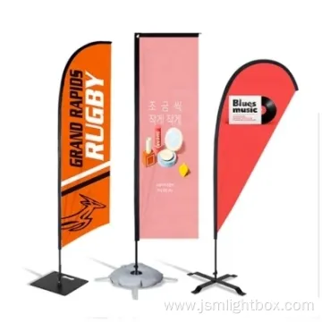 Promotion Feather Beach Flag for Advertising